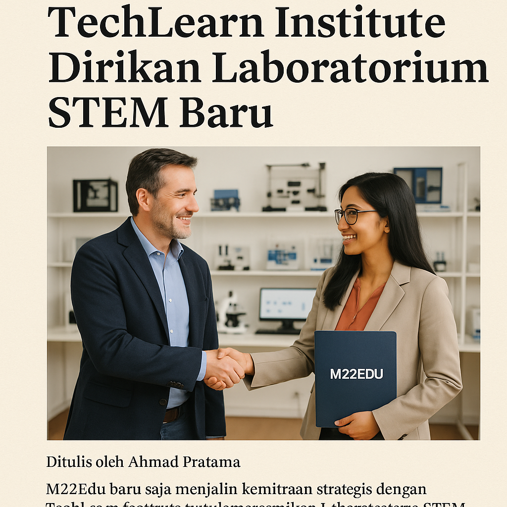 Gambar M22Edu dan TechLearn Institute Resmikan Laboratorium STEM Baru
